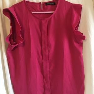 Dark pink blouse